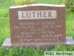 Martha A Hilton Luther