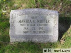 Martha G. "jerry" Nutter