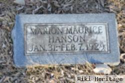 Marion Maurice Hanson