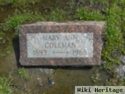 Mary Ann Coleman