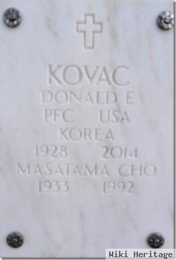 Pfc Donald E. Kovac