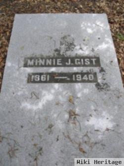 Minerva Jane "minnie" Campbell Gist