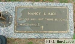 Nancy E Rice