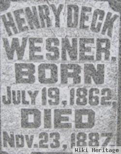 Henry Deck Wesner