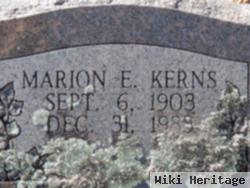 Marion E Kerns