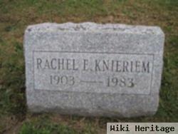 Rachel E Knieriem