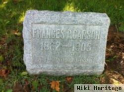 Frances P Carson