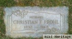 Christian F Prohl