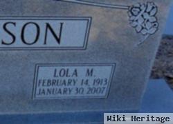 Lola M. Wilson