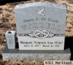 Margaret Virginia Lou Coy Worrell