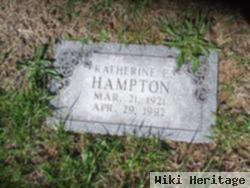 Katherine E Hampton