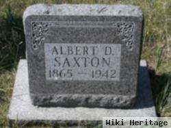 Albert D. Saxton