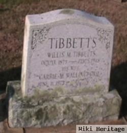 Willis M Tibbetts