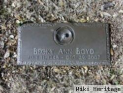 Becky Ann Boyd