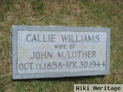 Callie Williams Luther