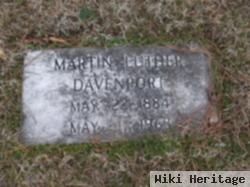 Martin Luther Davenport