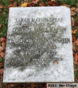 Sarah Martin Spear