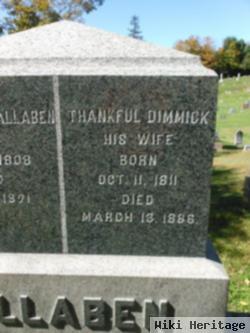 Thankful Dimmick Allaben