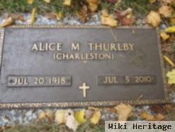 Alice M Charleston Thurlby