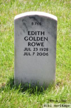 Edith Golden Rowe