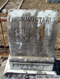 Ferdinand "fred" Staats