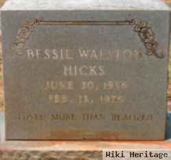 Bessie Walston Hicks