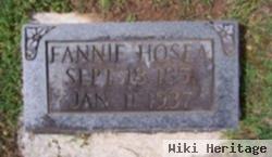 Martha Frances "fannie" Jones Hosea