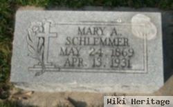 Mary A Schneider Schlemmer