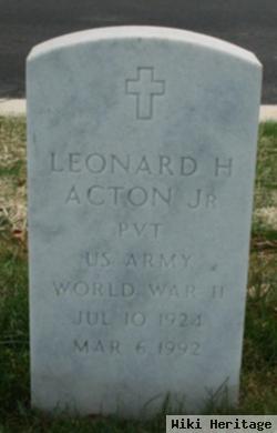 Leonard H Acton, Jr