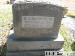 Hansford Garnie "h.g." Shannon, Sr