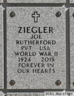 Pvt Joe Rutherford Ziegler