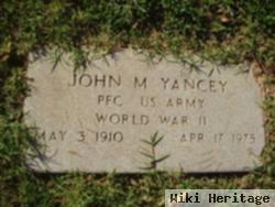 John Medford Yancey, Sr