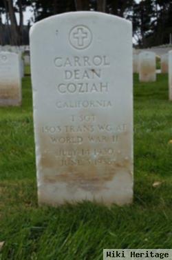 Carrol Dean Coziah