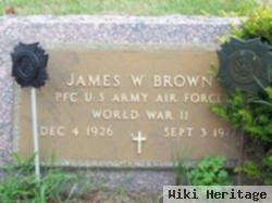 Pfc James W. Brown