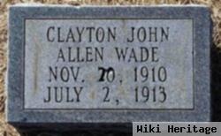 Clayton John Allen Wade