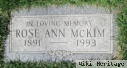 Rose Ann Mckim