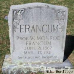 Prof William Monroe Francum