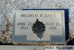 Mildred H Davis