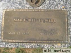 Marjorie H Webb