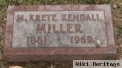 M. Krete Kendall Miller