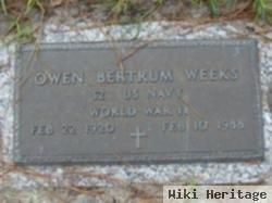 Owen Bertrum Weeks, Jr