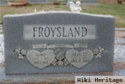 Mary Frances "frances" Hinton Froysland