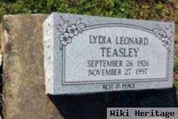 Lydia Leonard Teasley