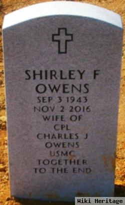 Shirley Faye Mcdaniel Owens