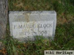 F Maude Eysaman Klock