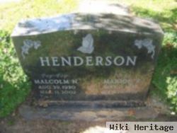 Malcolm N Henderson