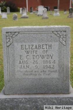 Margarette Elizabeth "lizzie" Williams Dowdy