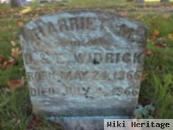 Harriet M Widrick
