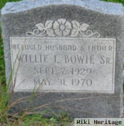 Willie Lee Bowie, Sr