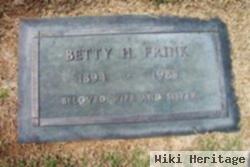 Betty M. Fitzgerald Frink